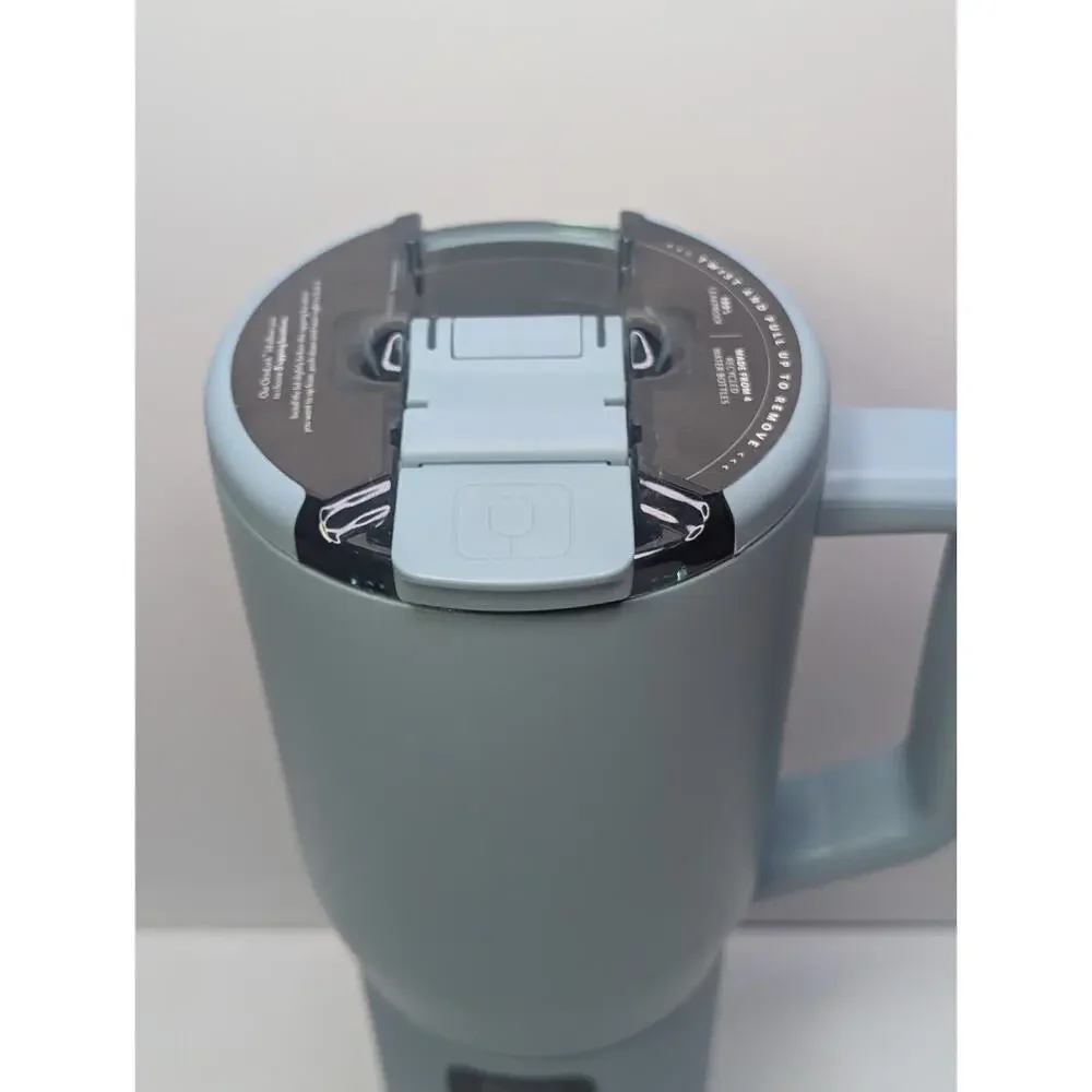 BrüMate Müv 35 oz Leakproof Travel Coffee Mug Mist Blue New